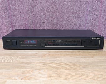 Vintage 1980s Pioneer TX-970 FM/AM Digital Synthesizer Tuner Japan - Tested