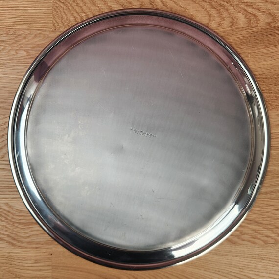 Tiffany & Co Handcrafted Pewter Platter 13
