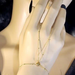 Hand Chain Bracelet,Stopper Shahmaran bracelet,Dainty Bracelet, Gold Plated Hand Chain,Gift Her, Hand Accessory,Basilisk Bracelet,Gifts