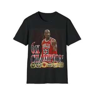 マイケル・ジョーダン 6x チャンピオン ヴィンテージ Tシャツ