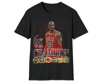 Michael Jordan 6x Champion Vintage T-shirt