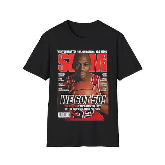 Jordan Slam Magazine Cover Top 50 Basketball Player Shirt Etsy