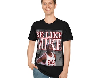 Be Like Mike - bootleg rapper shirt, vintage NBA shirt, legend, basketball shirt