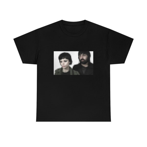 Crystal Castles Pixelated Edgy Emo Y2K Tee | Punk Goth Grunge Dreamcore Webcore Aesthetic Graphic T-Shirt
