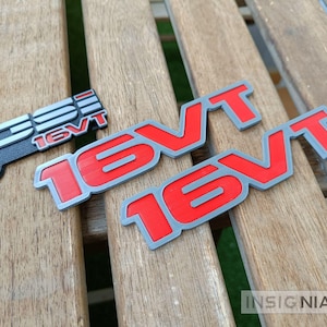 Insignia 16VT. Opel Kadett GSI-Emblem. Opel-Emblem. Abzeichen . Logo * 3D * 3D-Reproduktion.
