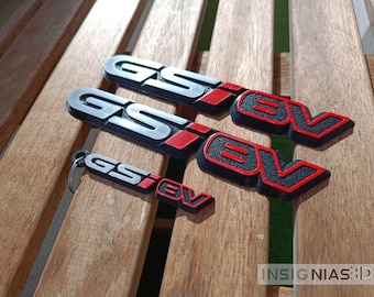 3D reproduction. GSI8V Opel Astra CUSTOM badge. Emblem Opel GSI 8v Astra. Vauxhall. Opel Badge. **3D**
