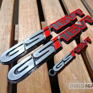 Opel Astra GSI Insignia. GSI16VT-Emblem. Emblem, Abzeichen, Opel *3D*. BENUTZERDEFINIERTES 3D