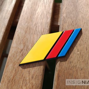 3D-Reproduktion. Opel Champion Flaggenabzeichen. Emblem . Anagramm, Emblem. Bagde. ** 3D **