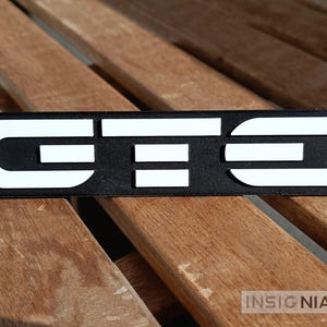 3D-Reproduktion. Opel Kadett D GTE-Emblem. Opel Astra MK1 GTE. Emblem. Emblem, Abzeichen *3D*