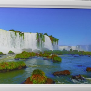 Waterfall, Landscape Photography, Iguazu Falls, Nature Photo, Wall Art, Wall Decor