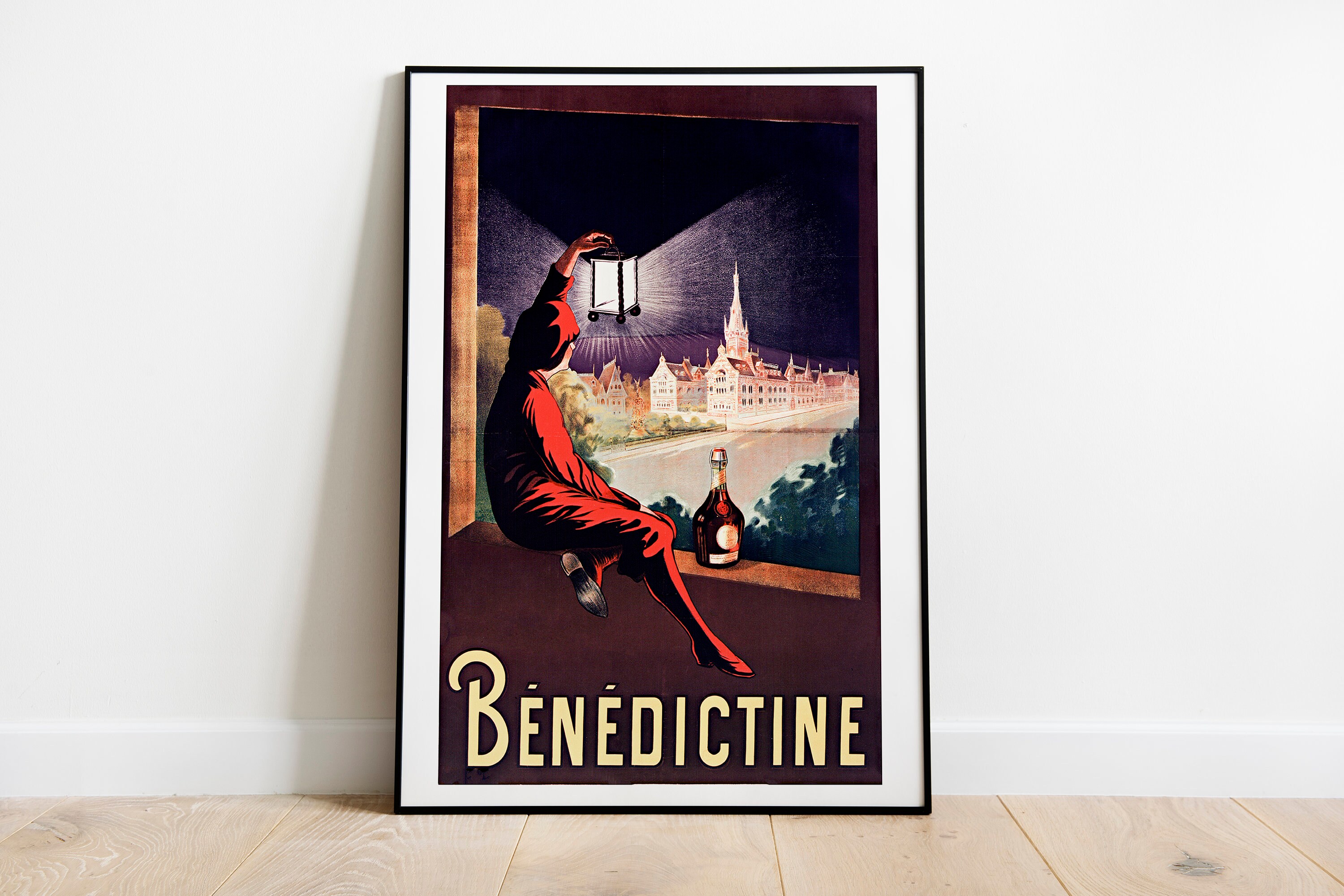 Art Prints & Posters - Bénédictine Liqueur - Benedictine Palace in Fécamp,  France - c. 1928 - Fine Art Prints & Posters 