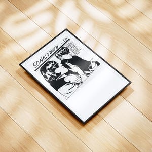 Póster de la portada del álbum "Goo" de Sonic Youth: Arte icónico del rock imagen 8