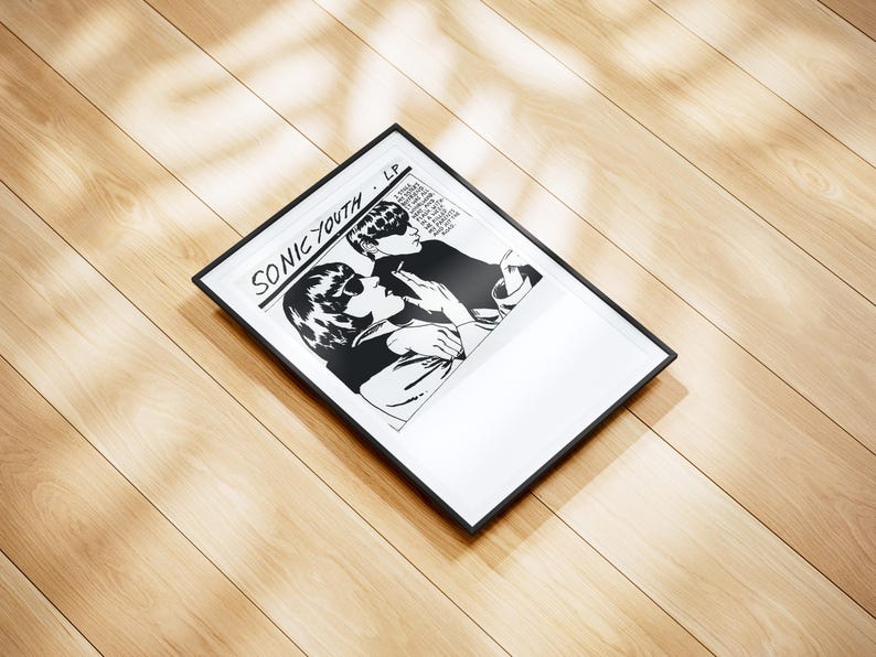 Póster de la portada del álbum "Goo" de Sonic Youth: Arte icónico del rock imagen 8