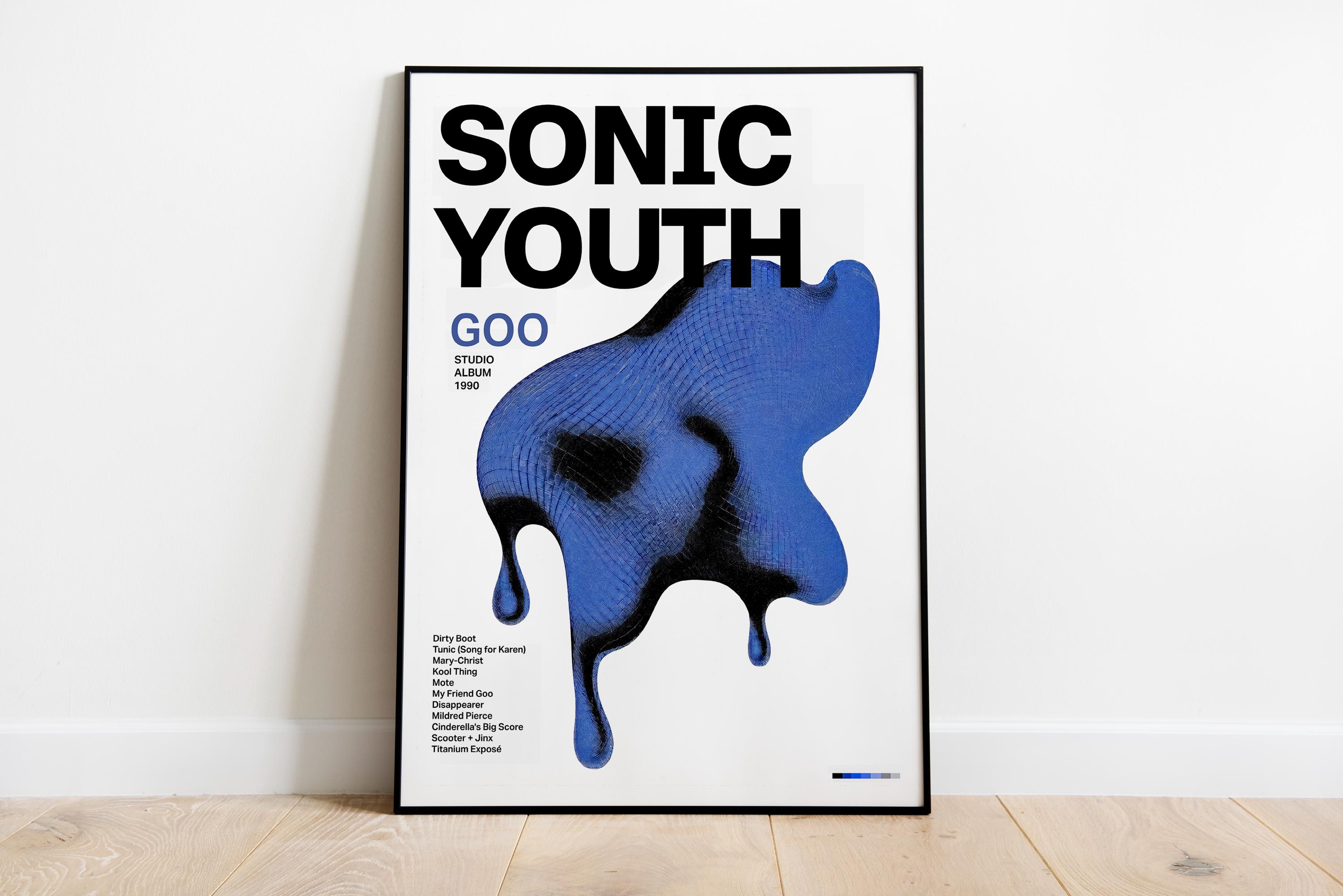 2022年 リチャードプリンス展覧会ポスター ソニックユース Youth concert poster ソニックユース ポスター ソニック・ユース グー