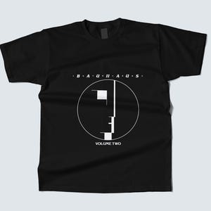 Bauhaus Volume Two T-Shirt – Premium Heavyweight Black Tee for Goth Fans