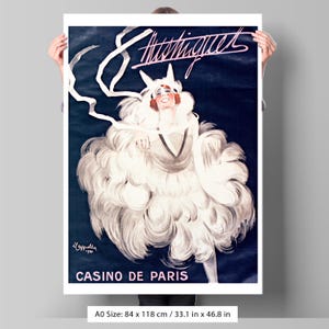 Poster d'arte – Mistinguett, Casino de Paris di Leonetto Cappiello