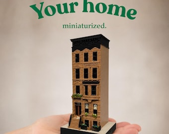 Custom 3D Miniature House Replica Building Model Sculpture Personalized Realtor Closing Gift Housewarming New Home Anniversary Keepsake Deco