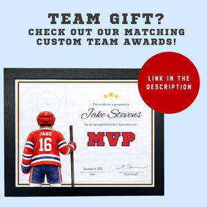 Custom Hockey Stick End Cap Topper 3D Printed Name and Number Personalized Hockey Gear Accessory Stocking Stuffer Gift for Players and Teams image 10