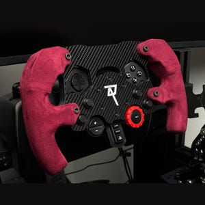 Volante de carreras F1 Logitech G29/G920/G923 con agarre de tela y fibra de carbono