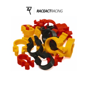 Sim Racing Cable Management Clips for Aluminum Profile Sim Rig (fits 40 series) | T-Slot Clip-On Cable Management Clips