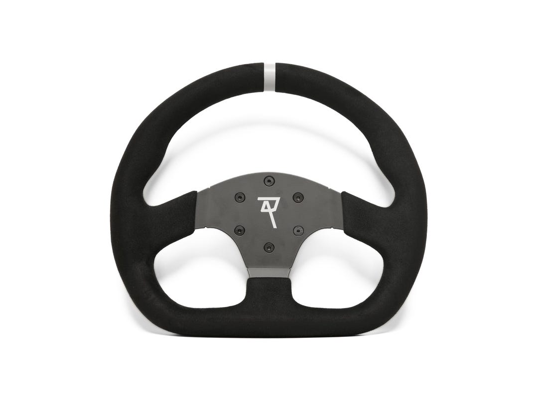 Raceact D-shaped Steering Wheel | 320mm Suede | Universal Sim Racing ...