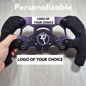 Logitech G29/G920/G923 Racing F1 Wheel Midnight Purple Mod Customized Unique Personalized Grip Design