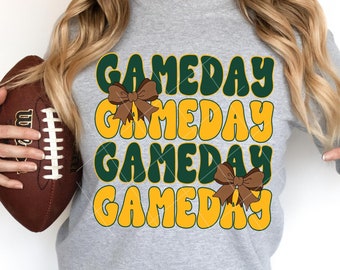 Gameday png, college football png, voetbalwedstrijddag, coquette football png, sport png, retro voetbal png, gameday shirtontwerp
