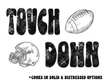 Touch Down PNG, football game day png, football png, sports png, retro football png, football shirt design, college football png