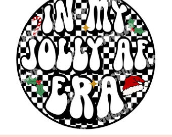 Jolly AF Era PNG, christmas shirt design, retro christmas png, funny christmas shirt, jolly af png, christmas shirt png, holiday shirt png