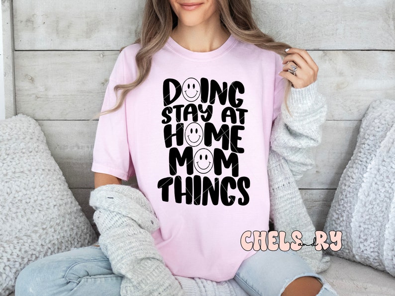 Göra saker som mamma som stannar hemma PNG, SAHM png, mamma png, moderskap svg, hemmamamma svg, sublimerings svg, bild 2