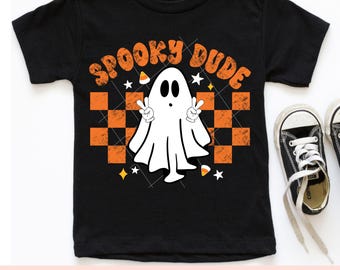 不気味な男 PNG レトロなゴースト PNG レトロなハロウィンデザイン 男の子のハロウィン PNG ゴーストシャツ PNG かわいいゴースト PNG ハロウィンシャツ デジタル