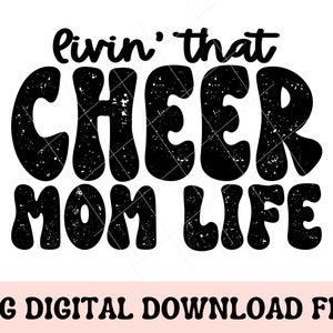 Cheer Mom Life PNG, cheer png, cheer mama, cheer mom png, cheerleading png, cheer life png, cheer mom shirt png, cheer shirt png