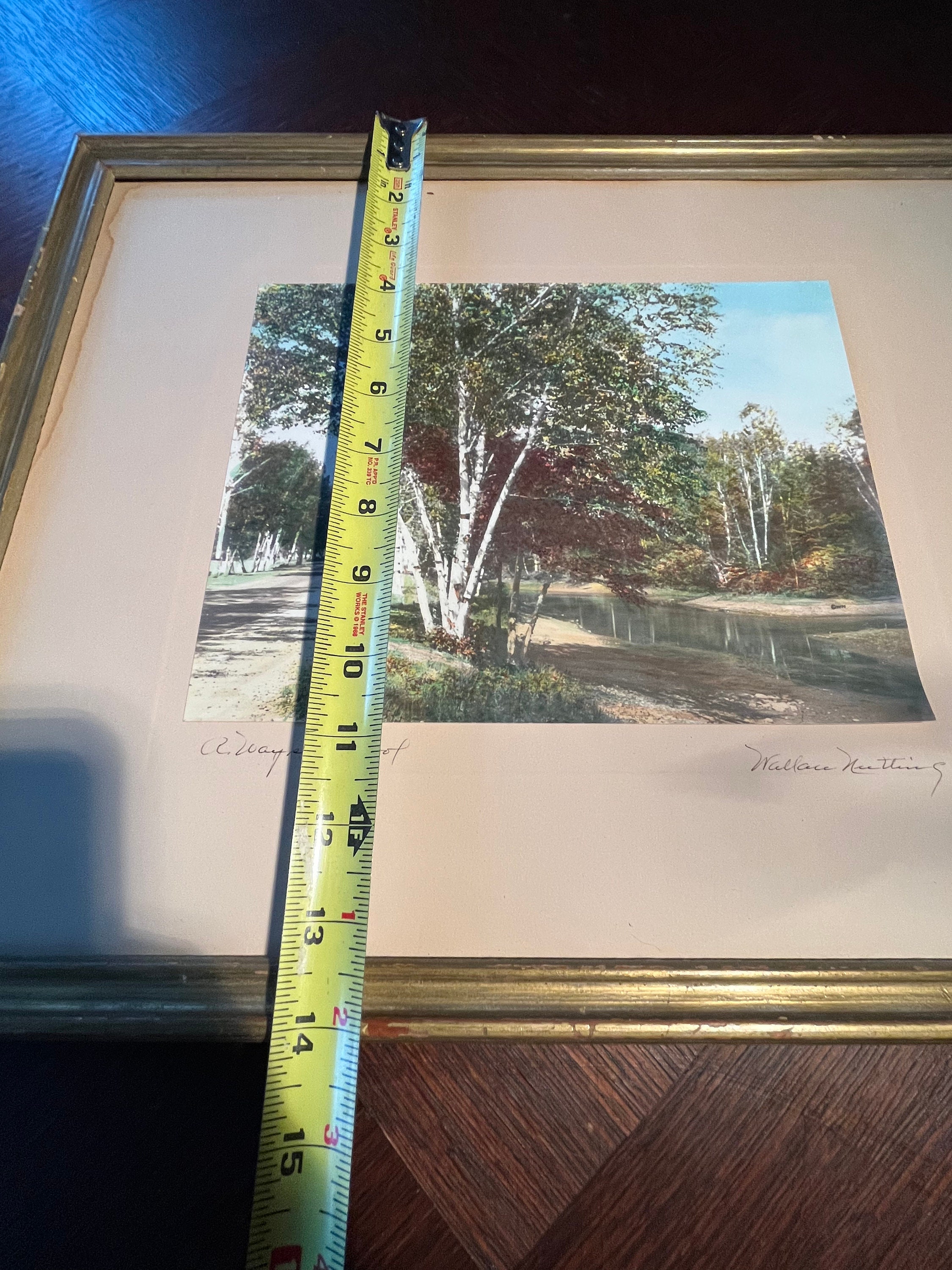 Wallace Nutting Print Framed and Matted Antique Signed Etsy