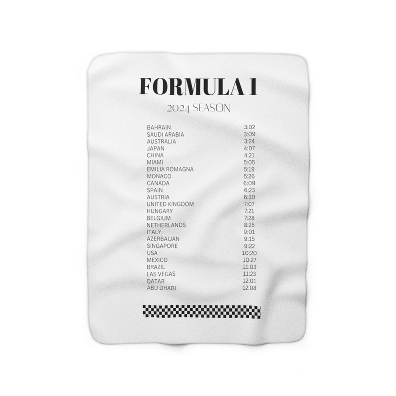F1 Blanket F1 Circuits Pattern Velveteen Blanket Formula 1 Race Tracks