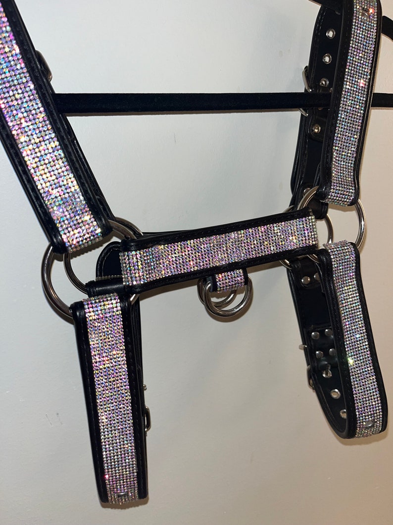 Men s Rhinestone Faux Leather Harness Etsy men-s-rhinestone-faux-leather-harness-etsy