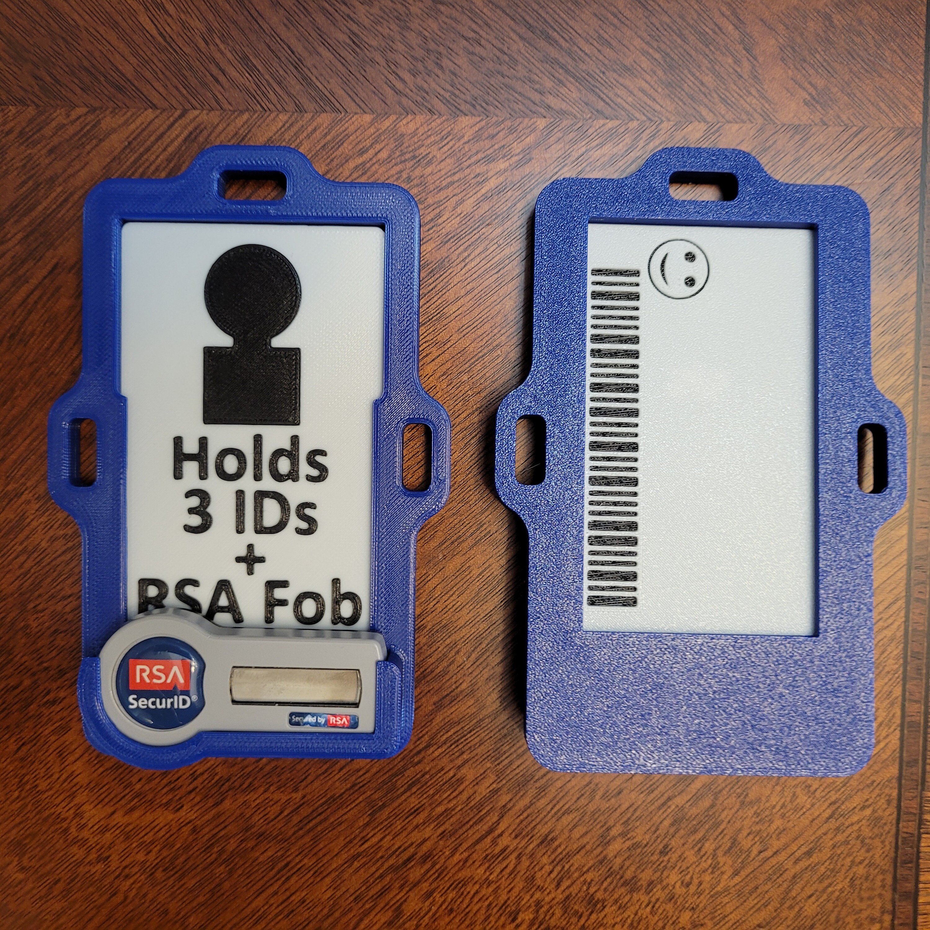 3D Printed RSA Securid up to 4 Ids Badge - Etsy
