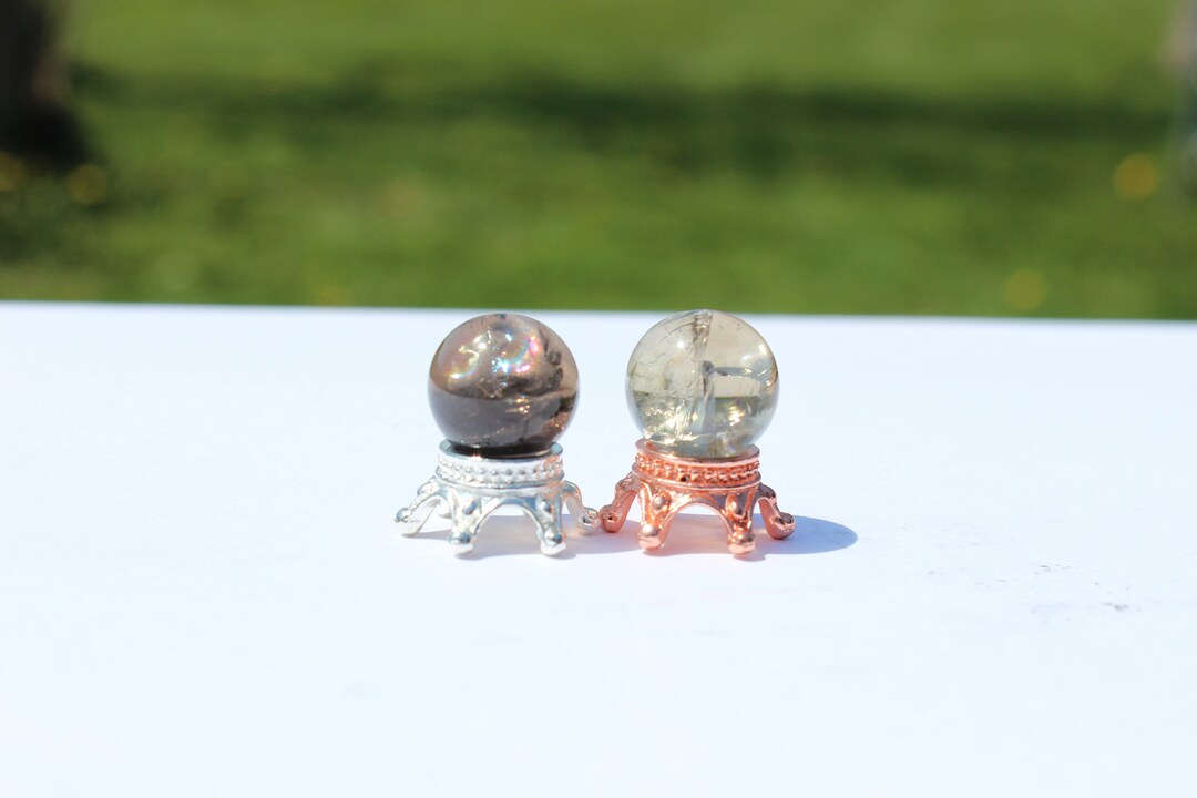 A+ Quality Smokey Quartz Mini Spheres - Etsy