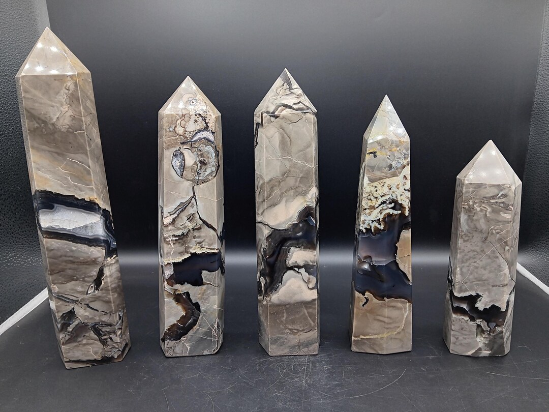 Volcano Agate XL Towers - Etsy