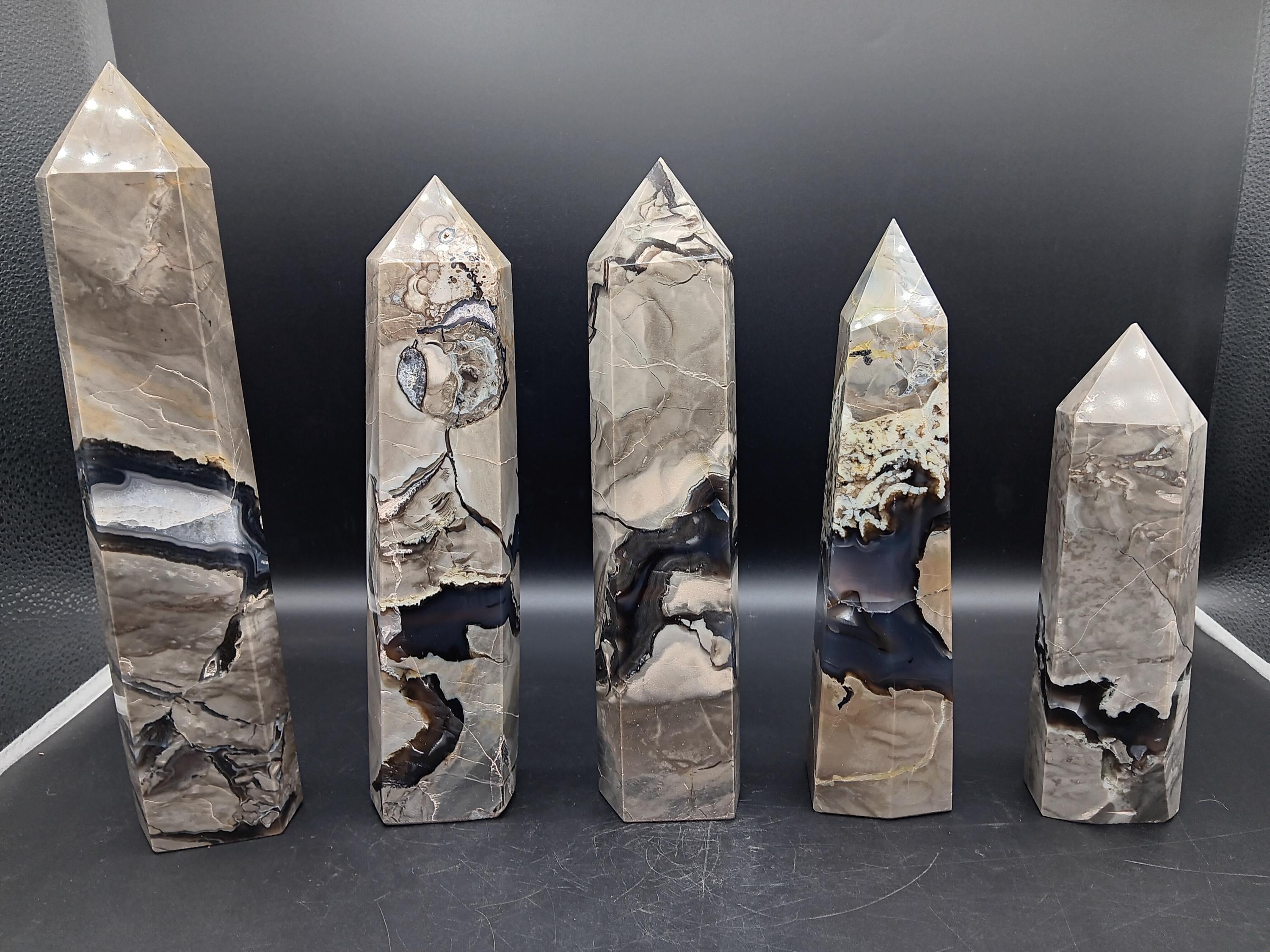 Volcano Agate XL Towers - Etsy