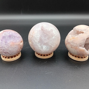 Pink Amethyst Spheres