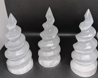 Selenite Twisted Flames