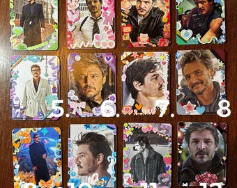Pedro Pascal, Pedro Pascal photocard, Pedro pascal toploader, top loader card, the last of us, Pedro pascal photo