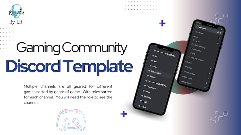 Gaming Community Discord Server Template Etsy