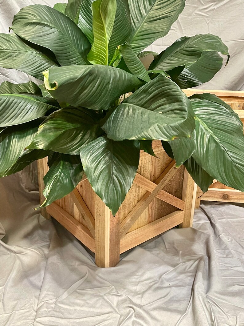 Cedar Farmhouse Planter Box Etsy