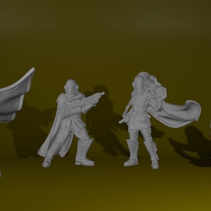 Helldivers 3D printed figures
