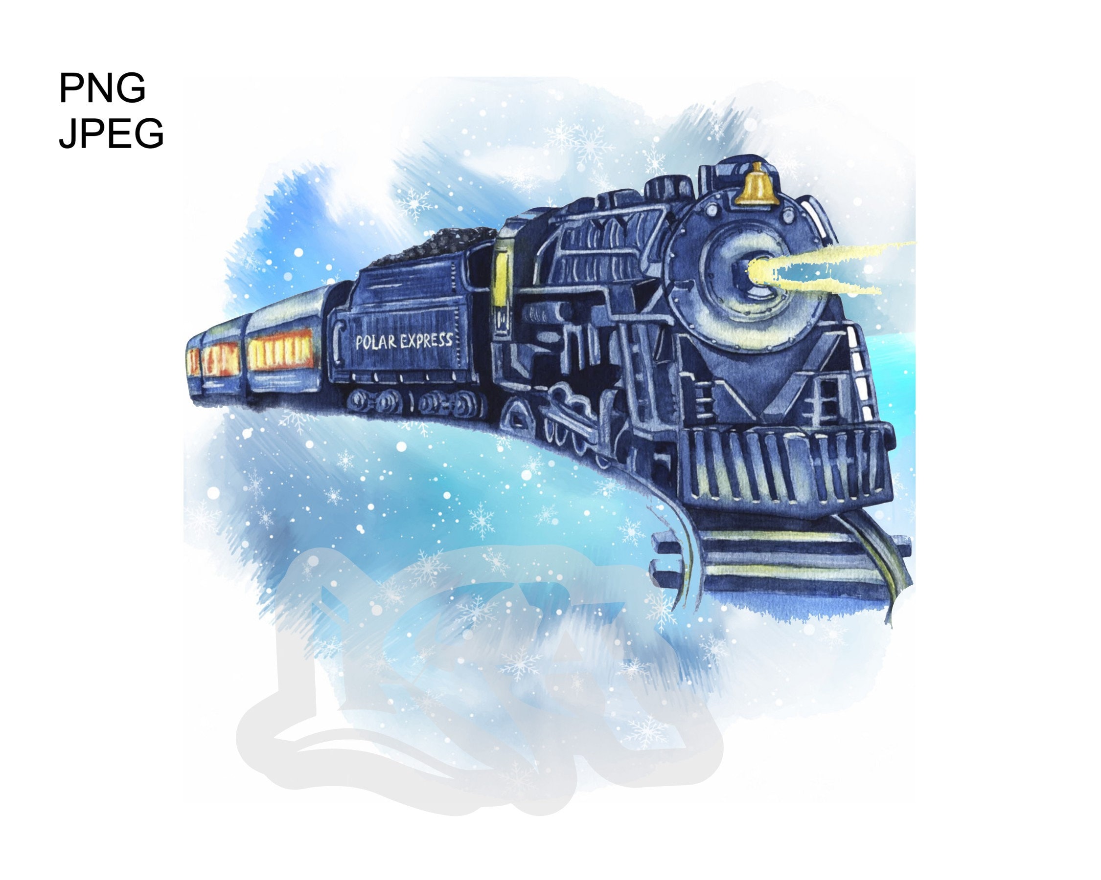 Polar Express Train Clipart