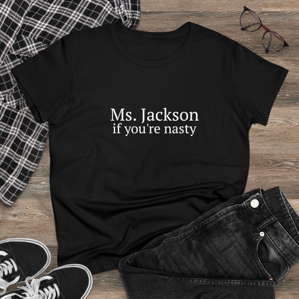 Janet Jackson Ms. Jackson Nasty Lyric Tee multi colors