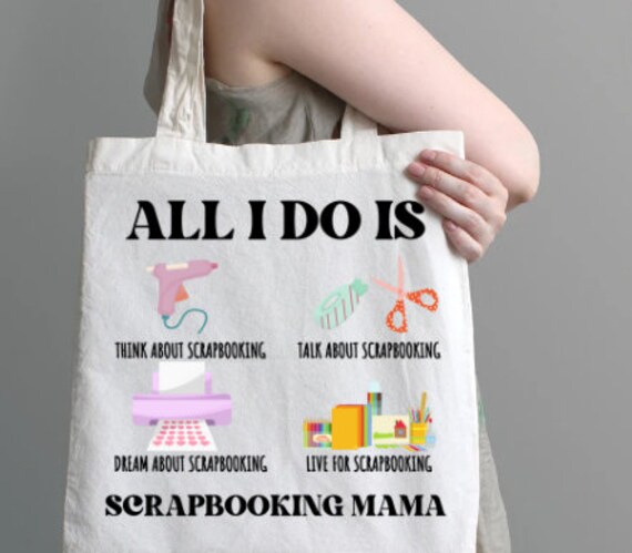Scrapbook tote bag hotsell