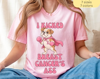 Breast Cancer Shirt, Breast Cancer Awareness, Comfort Colors Breast Cancer Gift, Breast Cancer Warrior Tee, Pink Ribbon T-Shirt,
