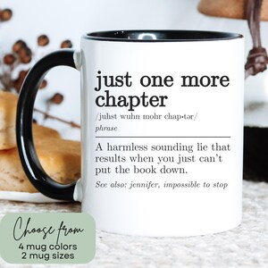 Custom Book Lover Mug, Book Lover Gift, Personalized Readers Definition Cup, Bookworm Gift for Readers, Book Club Gift, Light Academia